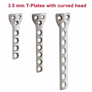 3.5 mm T-Plates with curv