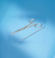Silver Probe with eye & lister sinus forcesp